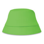 Bucket hat baumwolle 160 g/m² Gruen als Werbeartikel mit Logodruck
