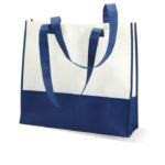 Große Einkaufs- und Strandtasche aus Vliesstoff als Werbeartikel mit Logodruck
