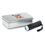 Taschenlampe 9 LEDs mit markiertem Druckbereich für Ihr Logo