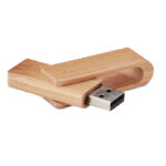 USB Stick Bambus 16GB -16GB, geöffnet dargestellt