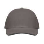 Baseball cap 6 panels 260g/m² Grau von oben