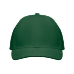 Baseball cap 6 panels 260g/m² Gruen von oben