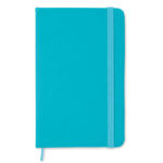 DIN A6 Notizbuch, liniert Blau als Werbeartikel mit Logodruck