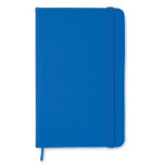 DIN A6 Notizbuch, liniert Blau als Werbeartikel mit Logodruck