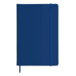 DIN A5 Notizbuch, liniert Blau als Werbeartikel mit Logodruck