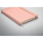 DIN A5 Notizbuch, liniert Rosa, Detailaufnahme des Materials