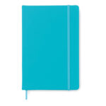 DIN A5 Notizbuch, liniert Blau als Werbeartikel mit Logodruck