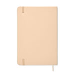 DIN A5 Notizbuch, liniert Braun, Seitenansicht