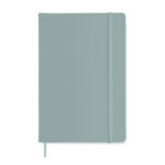 DIN A5 Notizbuch, liniert Blau, Rückansicht