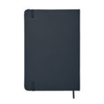 DIN A5 Notizbuch, liniert Blau, Rückansicht
