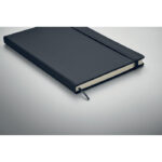 DIN A5 Notizbuch, liniert Blau, Detailaufnahme des Materials