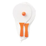 Beachball Spiel Orange als Werbeartikel mit Logodruck