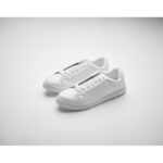 Sneakers aus PU Gr. 37, Detailaufnahme des Materials