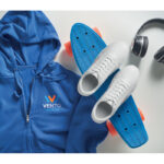 Sneakers aus PU Gr. 40 mit markiertem Druckbereich für Ihr Logo