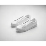 Sneakers aus PU Gr. 41, Detailaufnahme des Materials