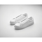 Sneakers aus PU Gr. 42, Detailaufnahme des Materials