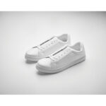Sneakers aus PU Gr. 43, Detailaufnahme des Materials