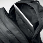 Laptop-Rucksack 300D RPET, Detailaufnahme des Materials