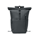 Rolltop-Rucksack 300D RPET, Rückansicht