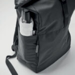 Rolltop-Rucksack 300D RPET, Detailaufnahme des Materials