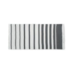 SEAQUAL® Hamamtuch 70x140cm Grau, geöffnet dargestellt