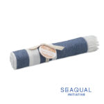 SEAQUAL® Hamamtuch 100x170 Blau als Werbeartikel mit Logodruck