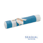 SEAQUAL® Hamamtuch 100x170 Blau als Werbeartikel mit Logodruck