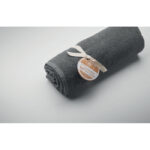 SEAQUAL® Handtuch 100x170cm Grau, Detailaufnahme des Materials
