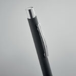 Druckkugelschreiber recycelt Schwarz, Detailaufnahme des Materials