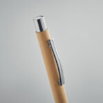 Druckkugelschreiber recycelt Braun, Detailaufnahme des Materials