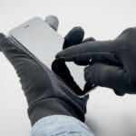 Touchscreen Sporthandschuhe, Detailaufnahme des Materials