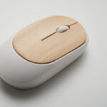 Optische Mouse Bambus, Detailaufnahme des Materials