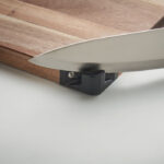 Schneidebrett Akazienholz, Detailaufnahme des Materials