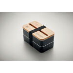 Lunchbox PP Schwarz von oben