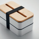 Lunchbox PP Weiß, Detailaufnahme des Materials