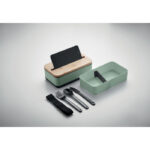 Lunchbox PP Gruen von oben