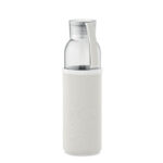Flasche recyceltes Glas 500 ml Braun als Werbeartikel mit Logodruck