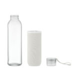 Flasche recyceltes Glas 500 ml Braun, geöffnet dargestellt