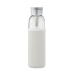 Flasche recyceltes Glas 500 ml Braun von oben