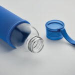 Flasche recyceltes Glas 500 ml Blau, Detailaufnahme des Materials