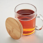Becher recyceltes Glas 300 ml, Detailaufnahme des Materials