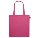 Einkaufstasche Fairtrade 140g Rosa, geöffnet dargestellt