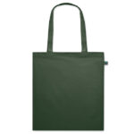 Einkaufstasche Fairtrade 140g Gruen von oben