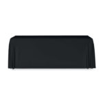 Große Tischdecke Schwarz, Seitenansicht