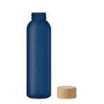 Glasflasche 500 ml Blau, geöffnet dargestellt