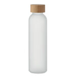 Glasflasche 500 ml Weiß als Werbeartikel mit Logodruck