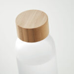 Glasflasche 500 ml Weiß, Detailaufnahme des Materials