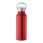 Doppelwandige Flasche 500 ml Rot als Werbeartikel mit Logodruck