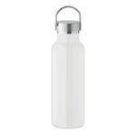 Doppelwandige Flasche 500 ml Weiß, geöffnet dargestellt