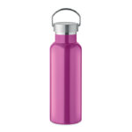 Doppelwandige Flasche 500 ml Rosa als Werbeartikel mit Logodruck